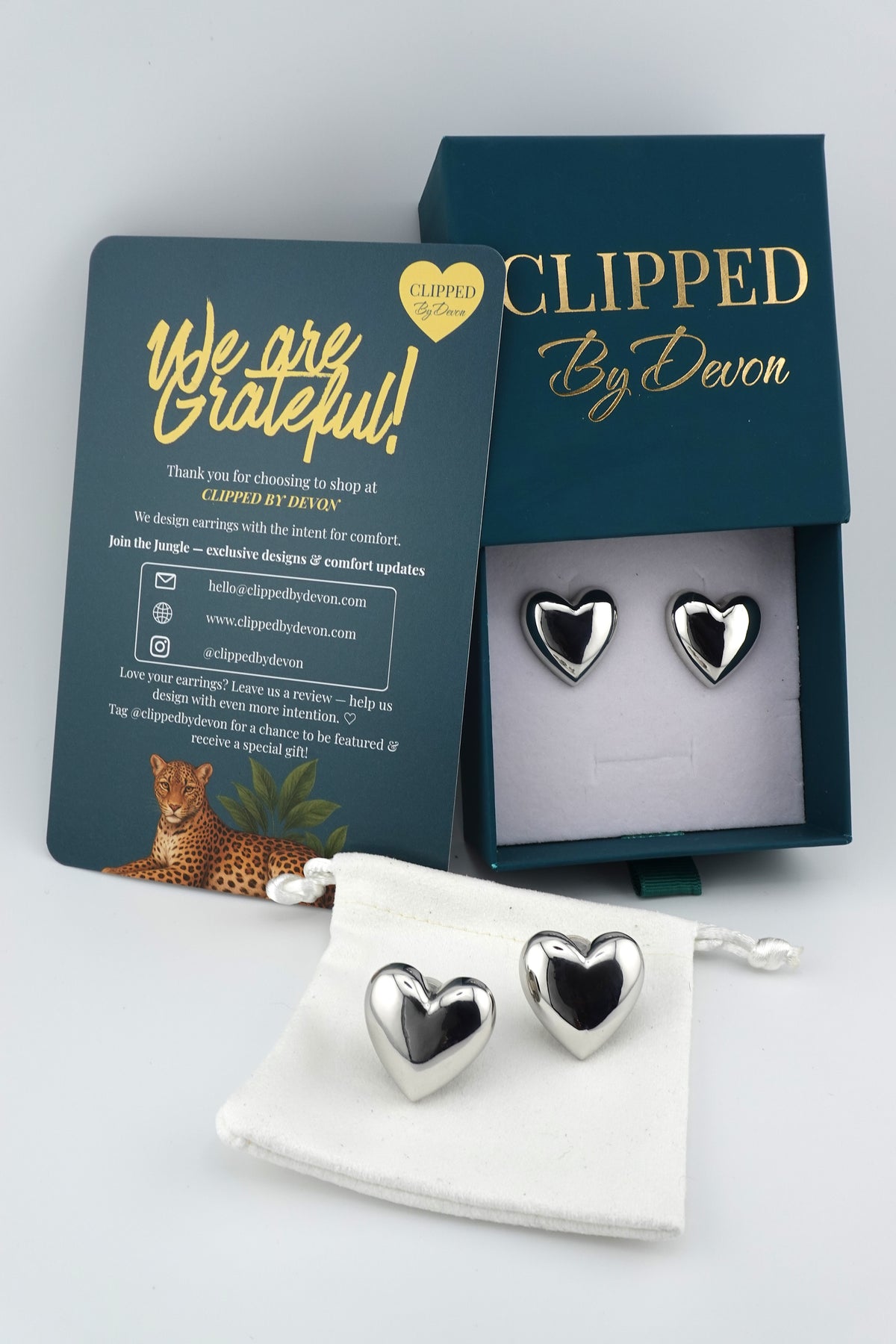 Clipped by Devon | Comfortable Clip-On Earrings | No Piercing